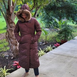 dkny maxi puffer